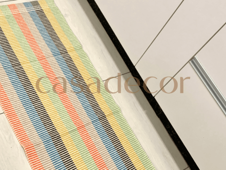 Passadeira colorida de algodão Multi Cores  140cm / 200cm